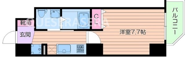 プランドール梅田の物件間取画像